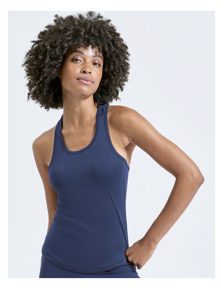 TRI-TR027-Womens Performance Strap Back Vest 2